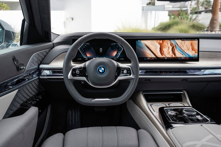салон BMW i7, Новий BMW i7, Електромобіль BMW, BMW i7, BMW 7 Series