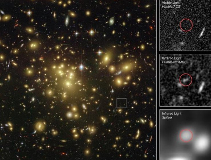 галактика A1689-zD1