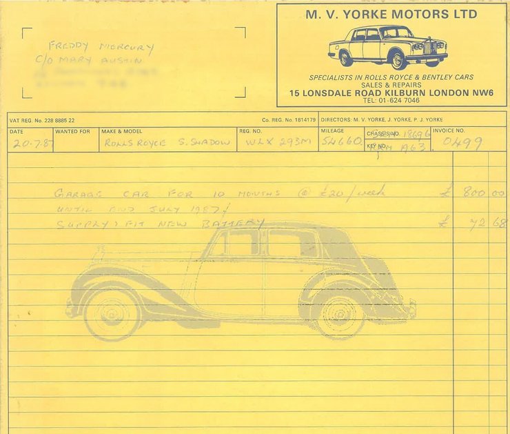 Rolls-Royce Silver Shadow, авто Фредди Меркьюри, Фредди Меркьюри, авто Андрея Данилко, Rolls-Royce Фредди Меркьюри