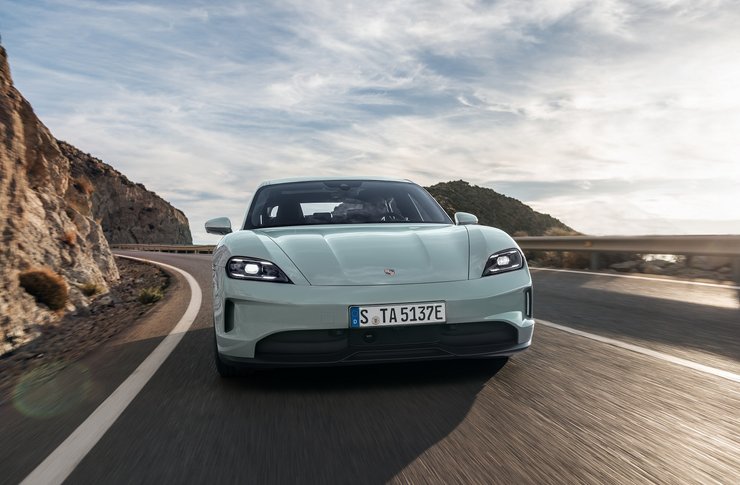 Porsche Taycan, Porsche Taycan 2024, новый Porsche Taycan, электромобиль Porsche