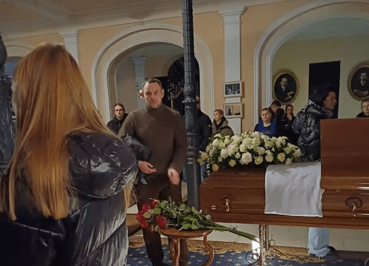 Валерий Харчишин на похоронах