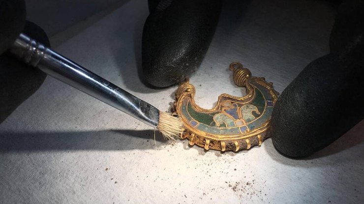 сережки, стіл, кисть, руки, рукавички, вікінги у Візантії, здобич вікінгів, вікінги Середземне море