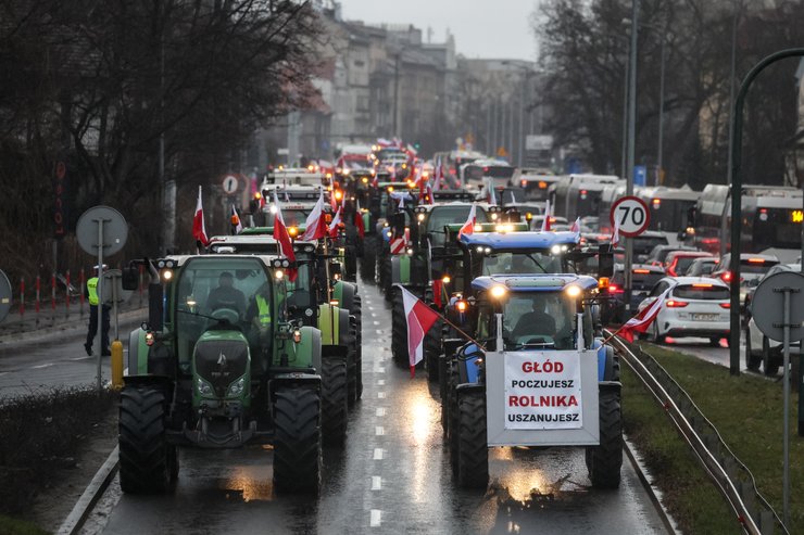польша, протесты на границе, забастовка фермеров, польские фермеры, граница с польшей