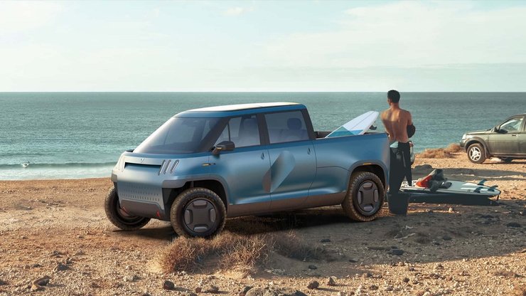 пикап Telo MT-1, новый Telo MT-1, электромобиль Telo, пикап Telo, электрический пикап, электрический пикап