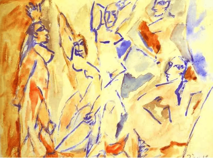 Авиньонские девицы, Пабло Пикассо, кубизм, кубисты, пикассо кубизм,