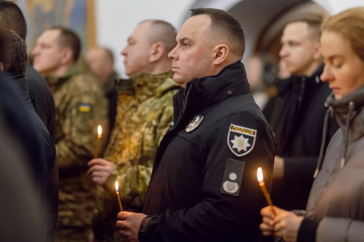 поліція, панахида