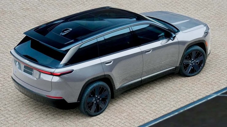 электромобиль Jeep Wagoneer S, Новый Jeep Wagoneer, Jeep Wagoneer, электромобиль Jeep, кроссовер Jeep