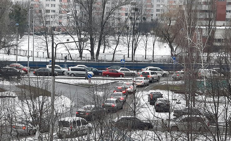 Индустриальный мост, ремонт, пробки