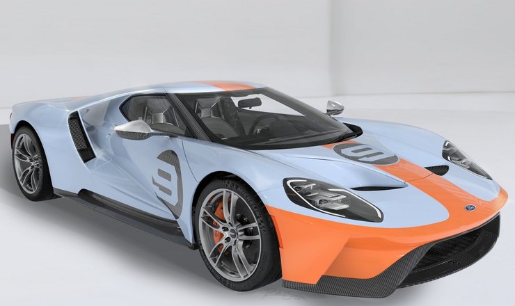 фото, автомобиль Ford GT40