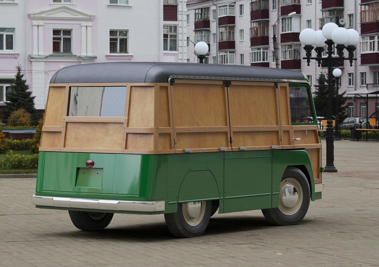 первый украинский электромобиль, украинский электромобиль, ЛАЗ-750, электромобиль ЛАЗ