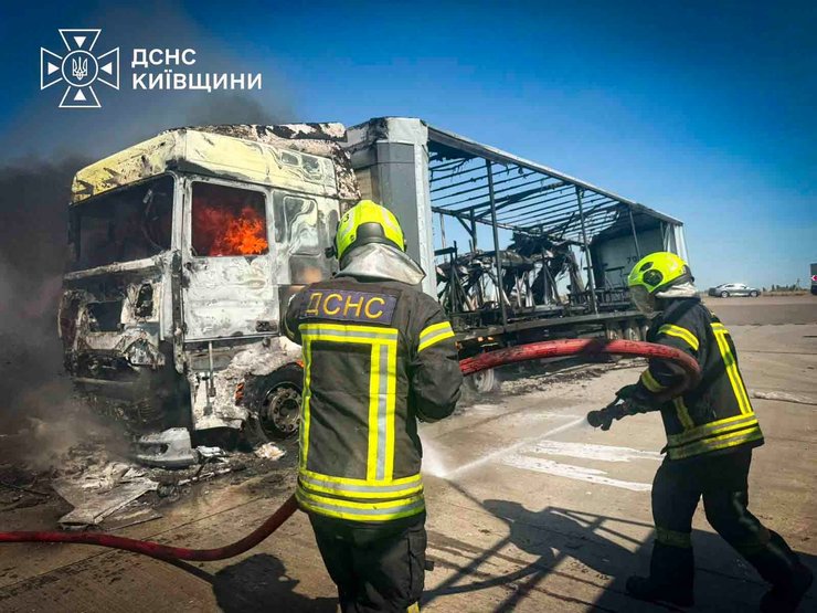 пожар в Борисполе