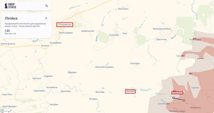 Березовое, Вербово и Покровское — наступление РФ 25 сентября