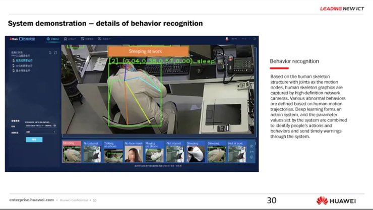 Huawei, офис, слежка