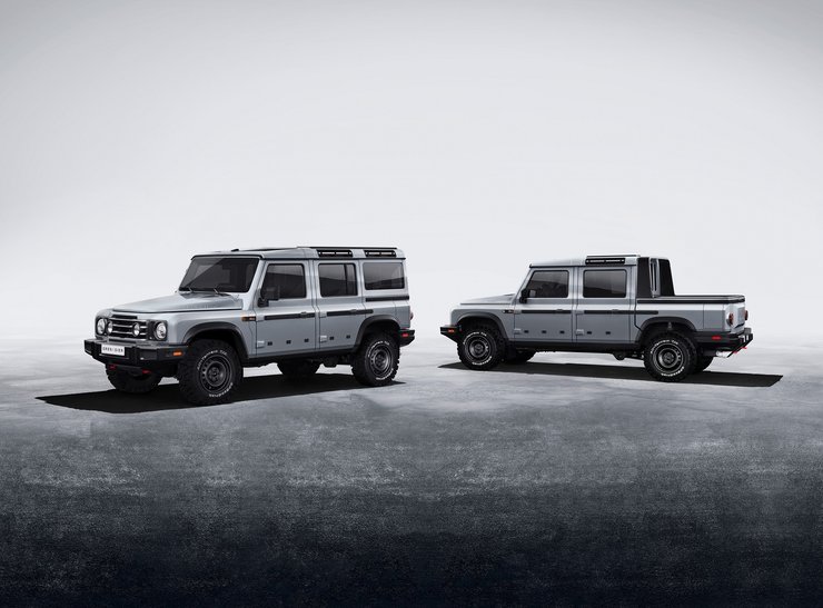 Ineos Grenadier, новый Ineos Grenadier, Ineos Grenadier 2023, пикап Ineos Grenadier, Land Rover Defender