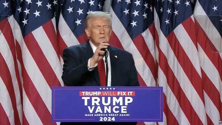 Выборы в США, Дональд Трамп, 6 ноября, выступление