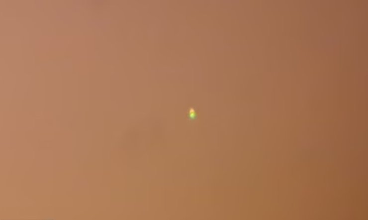 Венера, зеленая вспышка