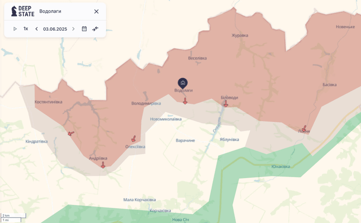 наступ на Суми