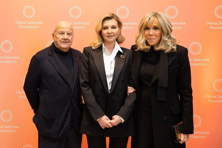 Елена Зеленская и Брижит Макрон