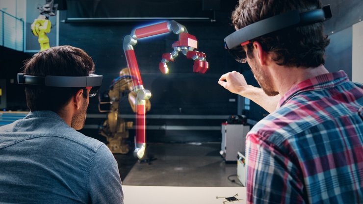 Microsoft Hololens, дополненная реальность, очки дополненной реальности HoloLens
