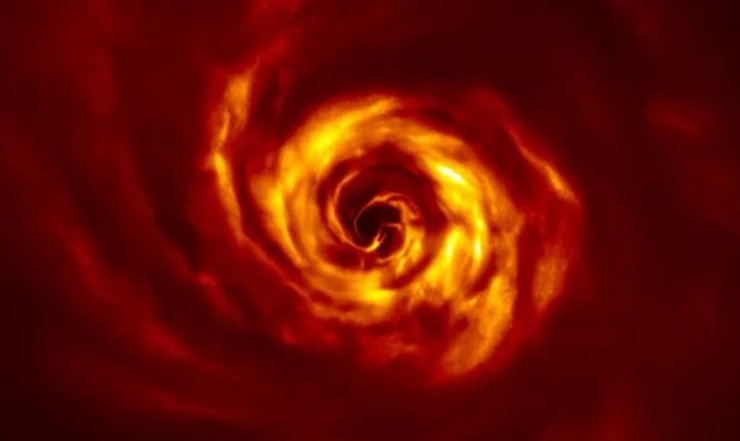 AB Aurigae, AB Возничего, диск из газа и пыли