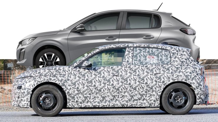 Peugeot вивів на випробування модель E-208