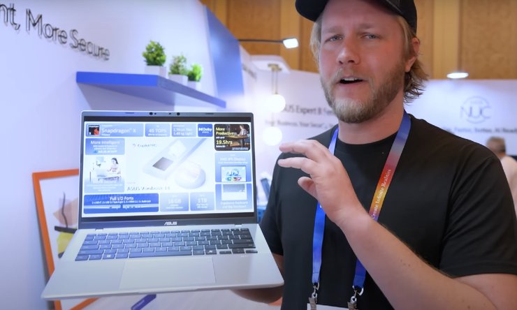 Ноутубку Asus Zenbook A14 на СES 2025