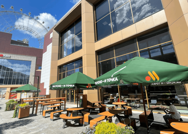 вкусно и точка сеть питания россия