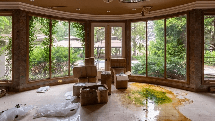 Заброшенный особняк, особняк криптокороля, роскошный дом, недвижимость, особняк выставлен на продажу, майнинг ферма