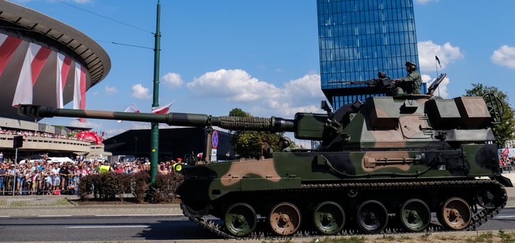 Польские гаубицы "Краб"., поставки оружия Украине,