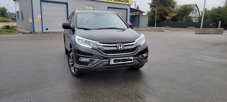 обстрел авто, ракетный обстрел, обстрел Яворова, Honda CR-V, кроссовер Honda CR-V