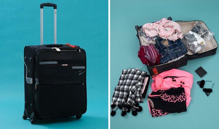 чемодан вещи