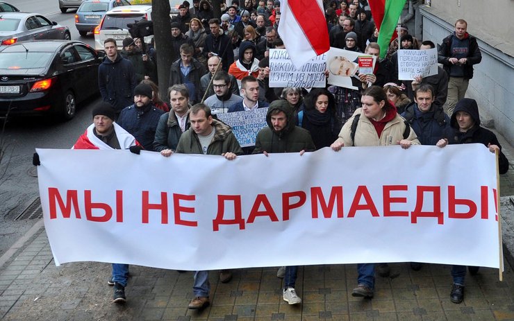 фото, протесты в Белоруси