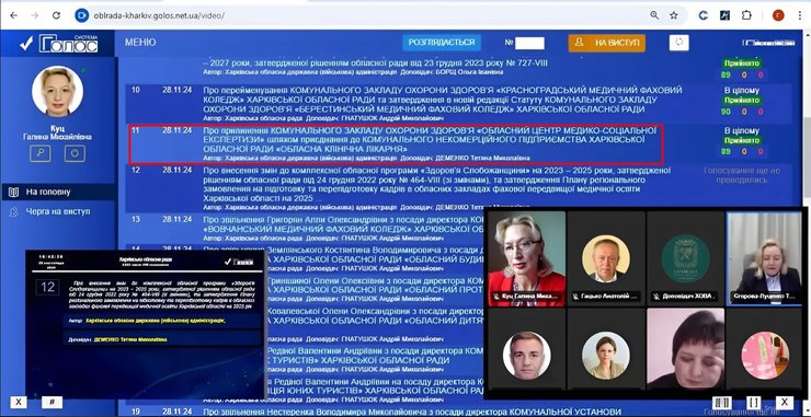 Проблемы МСЭК, Харьковский облсовет МСЭК, ликвидация МСЭК 28 ноября