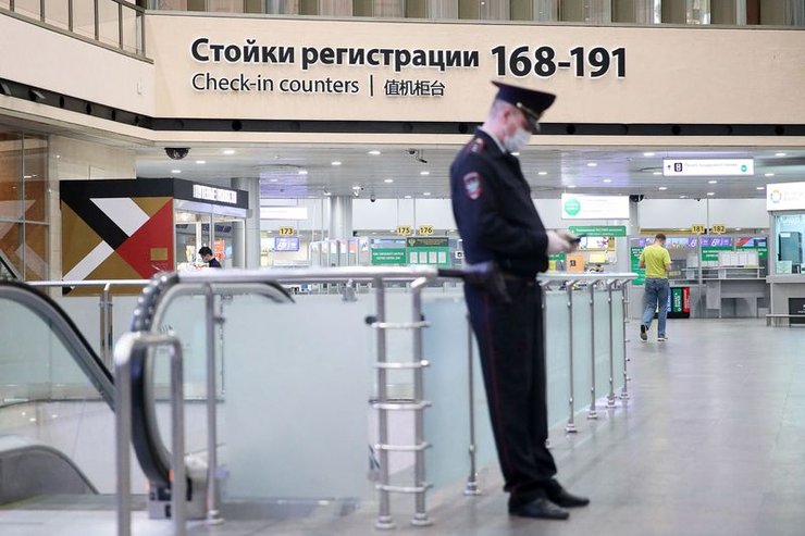 россия, аэропорт, закрытие границ, отмена авиасообщения
