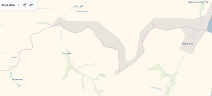 карта, сумщина, 1 марта