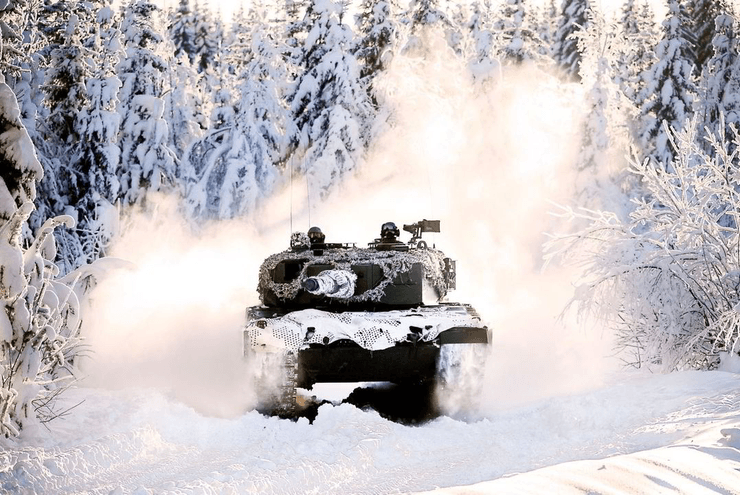 танки леопард, Leopard 2 A5, танк Leopard 2, норвегия танки Leopard