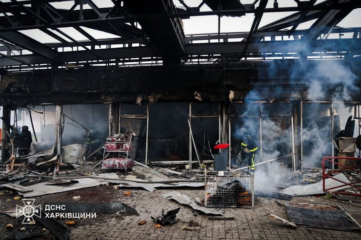 атака дронов харківська область