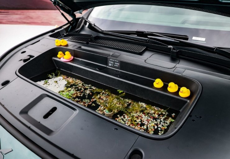 передний багажник, Xpeng G7, новый Xpeng G7, кроссовер Xpeng, электромобиль Xpeng, китайский электромобиль, китайский электромобиль