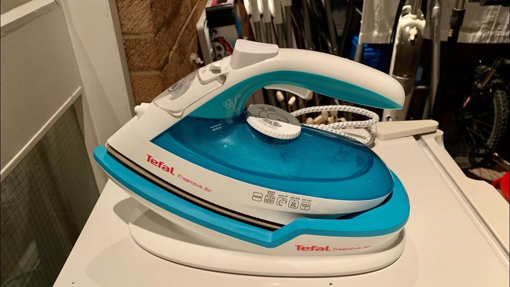 Беспроводной утюг, утюг Tefal, Tefal Freemove Air, отключение света