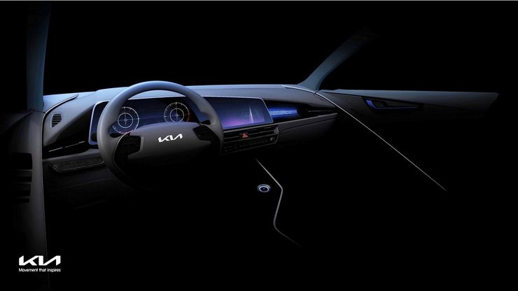 Kia Niro 2022, новый Kia Niro, кроссовер Kia Niro, Kia Niro, электромобиль Kia Niro