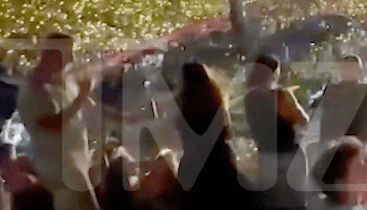 Энди Байрон и Кристин Кэбот на концерте