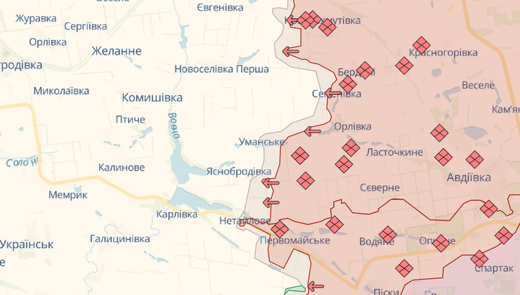 Ситуація на Донецькому відтинку