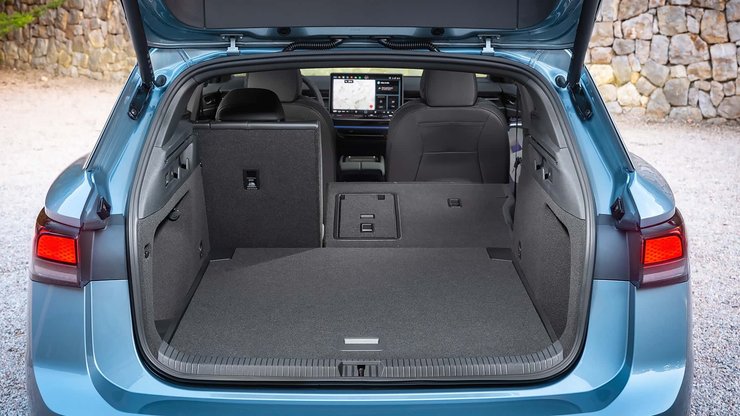 багажник Volkswagen ID.7 Tourer, Volkswagen ID.7, новый Volkswagen ID.7, Volkswagen ID.7 Tourer, электромобиль Volkswagen