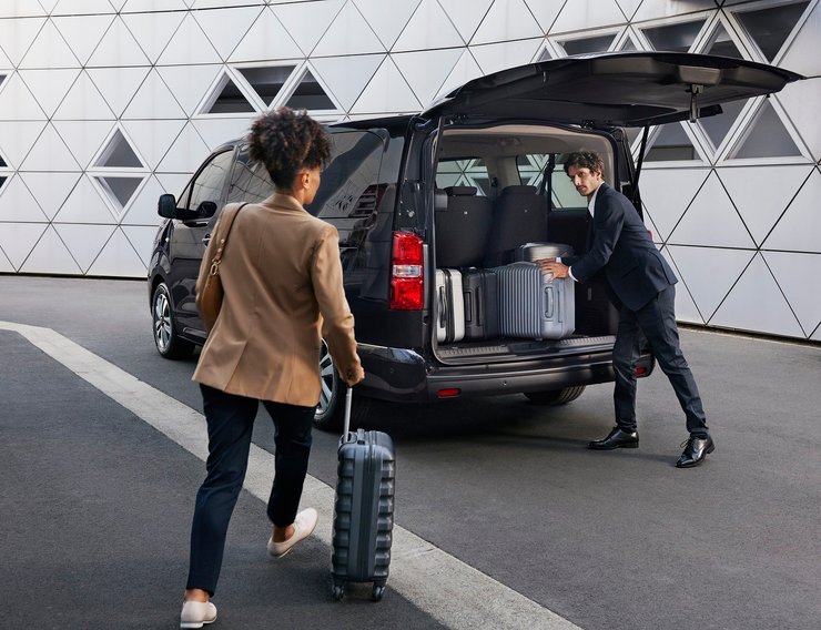 багажник Citroen Space Tourer, новый Citroen SpaceTourer, минивэн Citroen