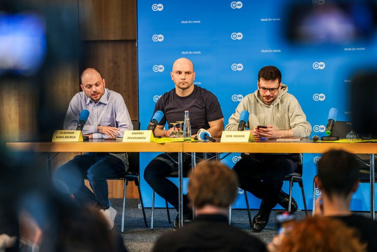 обмен заключенными, Илья Яшин, кара-мурза, пивоваров, обмен России и США, российская оппозиция, пресс-конференция оппозиционеров, хорошие россияне