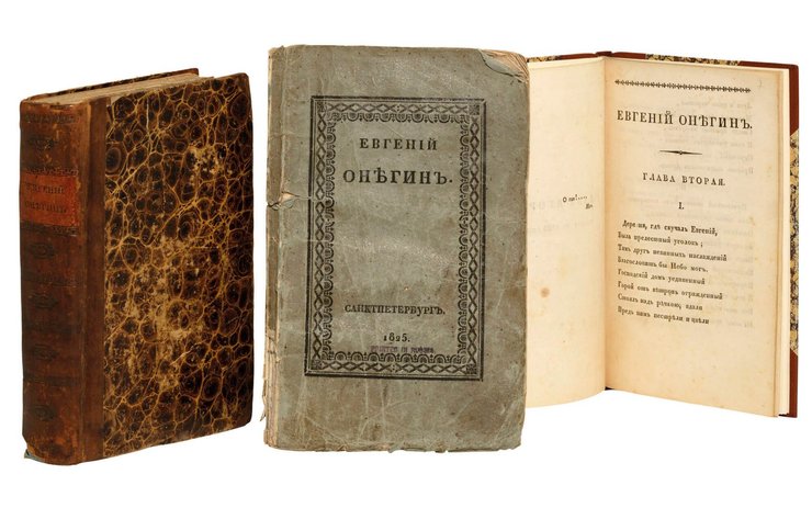 фото, первое издание романа в стихах А. С. Пушкина Евгений Онегин