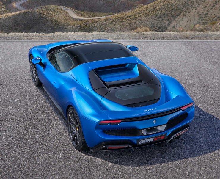 Ferrari 296 GTS, новый Ferrari 296 GTS, суперкар Ferrari, гибрид Ferrari