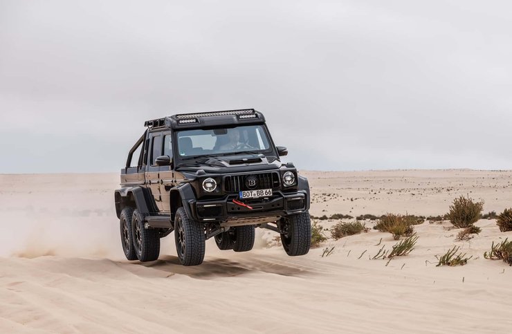 Шестиколесный гелендваген, Mercedes G-Class, Brabus XLP, тюнинг Гелендвагена