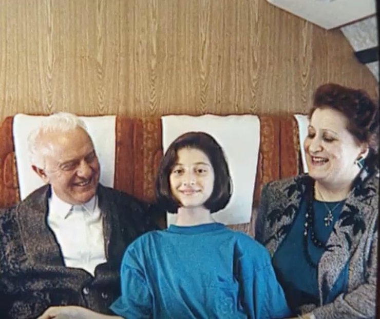 Софико с дедушкой Эдуардом Шеварднадзе