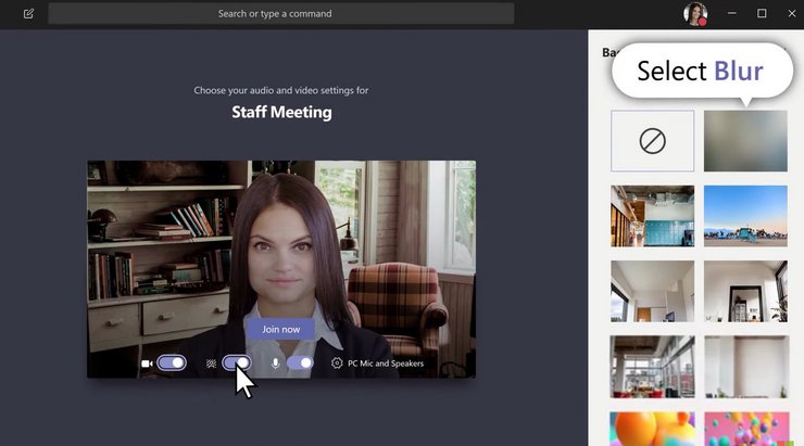 Microsoft Teams ефекти, Windows Studio1